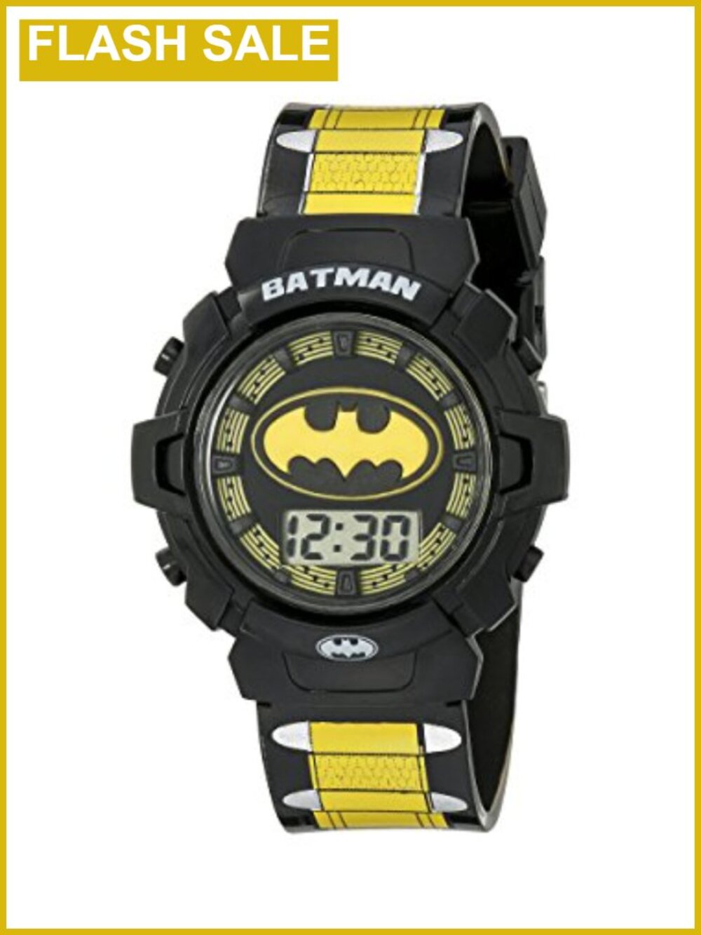 Kids Batman Digital Quartz Watch Boys Girls Superhero LCD